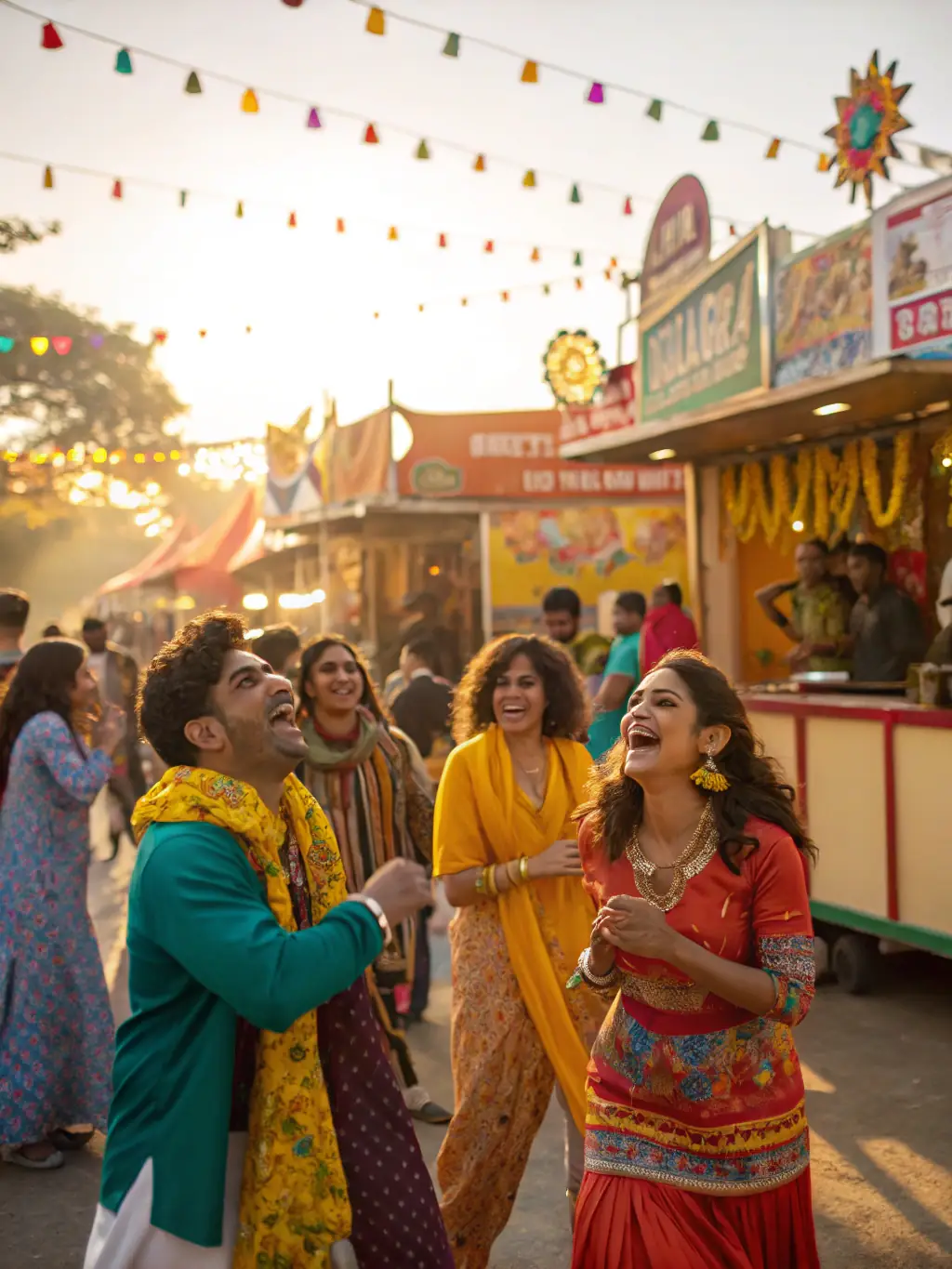 A vibrant image of a community event organized by ROUTE HISTORIQUE TRESORS DE SAINTONGE, illustrating the social benefits of supporting the organization.